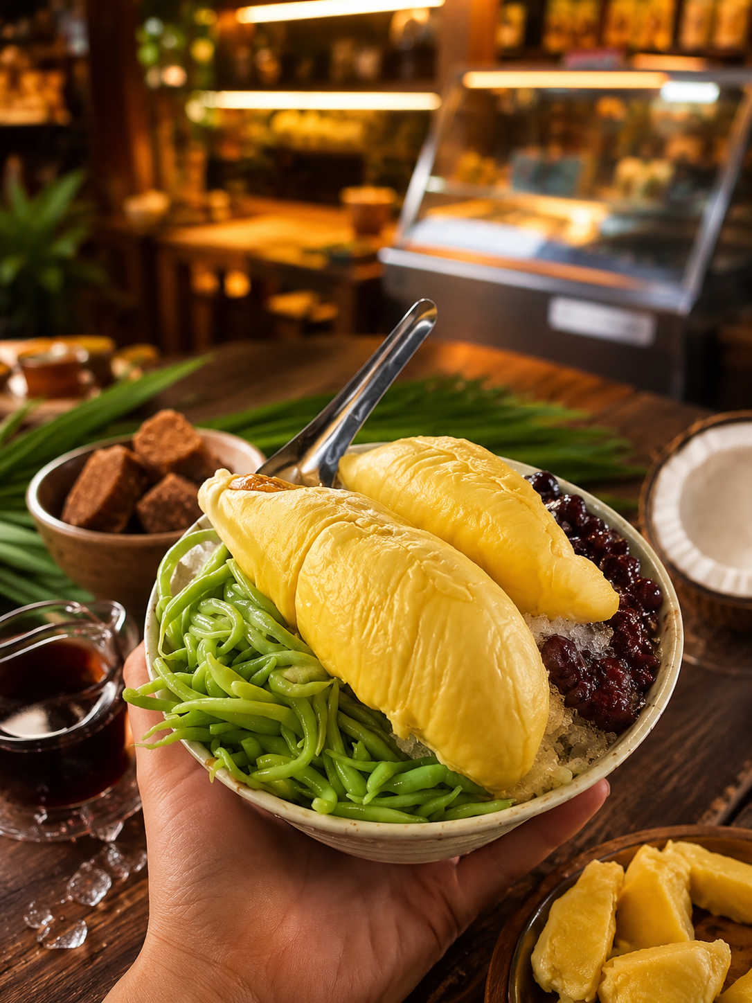 Cendol Durian ice